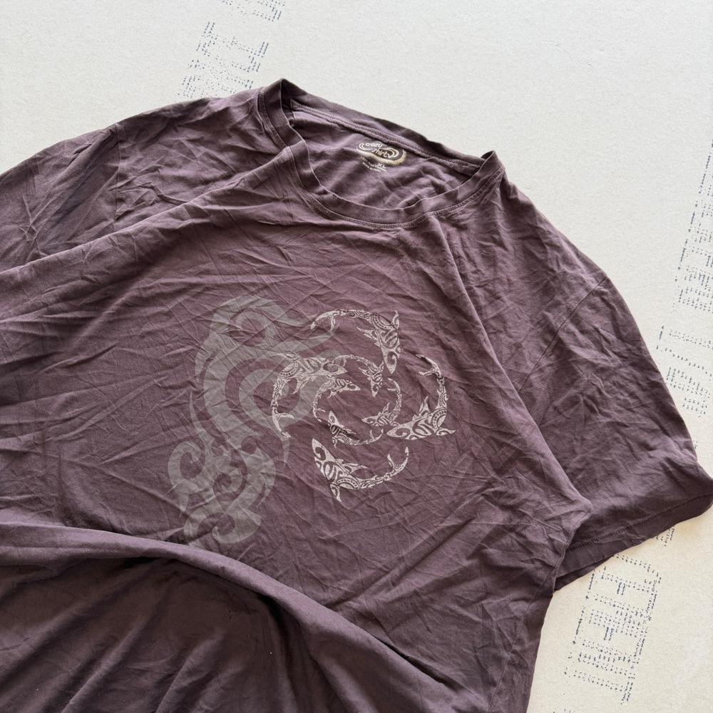 Y2K Surf Crazy Shirt Tribal Shark T-shirt